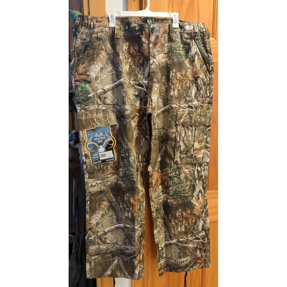 NWT Men's Realtree Edge Camouflage Cargo Pants 44/46‎ XXL 2XL